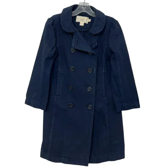 J. Crew Classic Twill Chino double breasted women's jacket size 0 - Picture 3 of 8